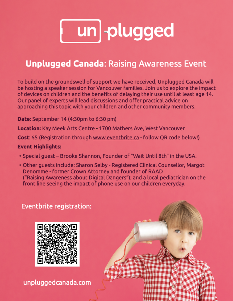 Unplugged Event Launch in West Vancouver